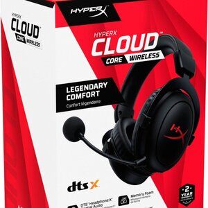 ⚡️HyperX - Cloud Core Wireless (Legendary Comfort) Gaming Headset